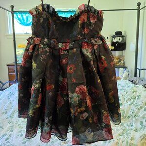 Selkie Rosebud Dress in Nightcap print (NWT)